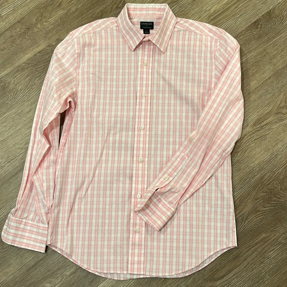 Boys Crewcuts Size 14 Pink Button Down